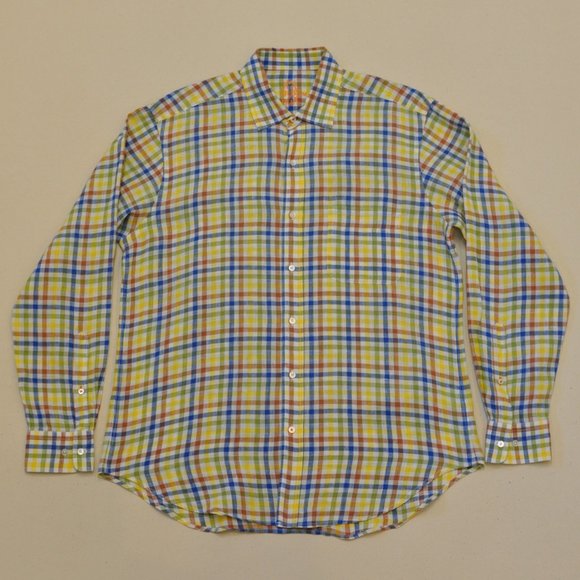 J. McLaughlin Linen Button Down M - Picture 2 of 6